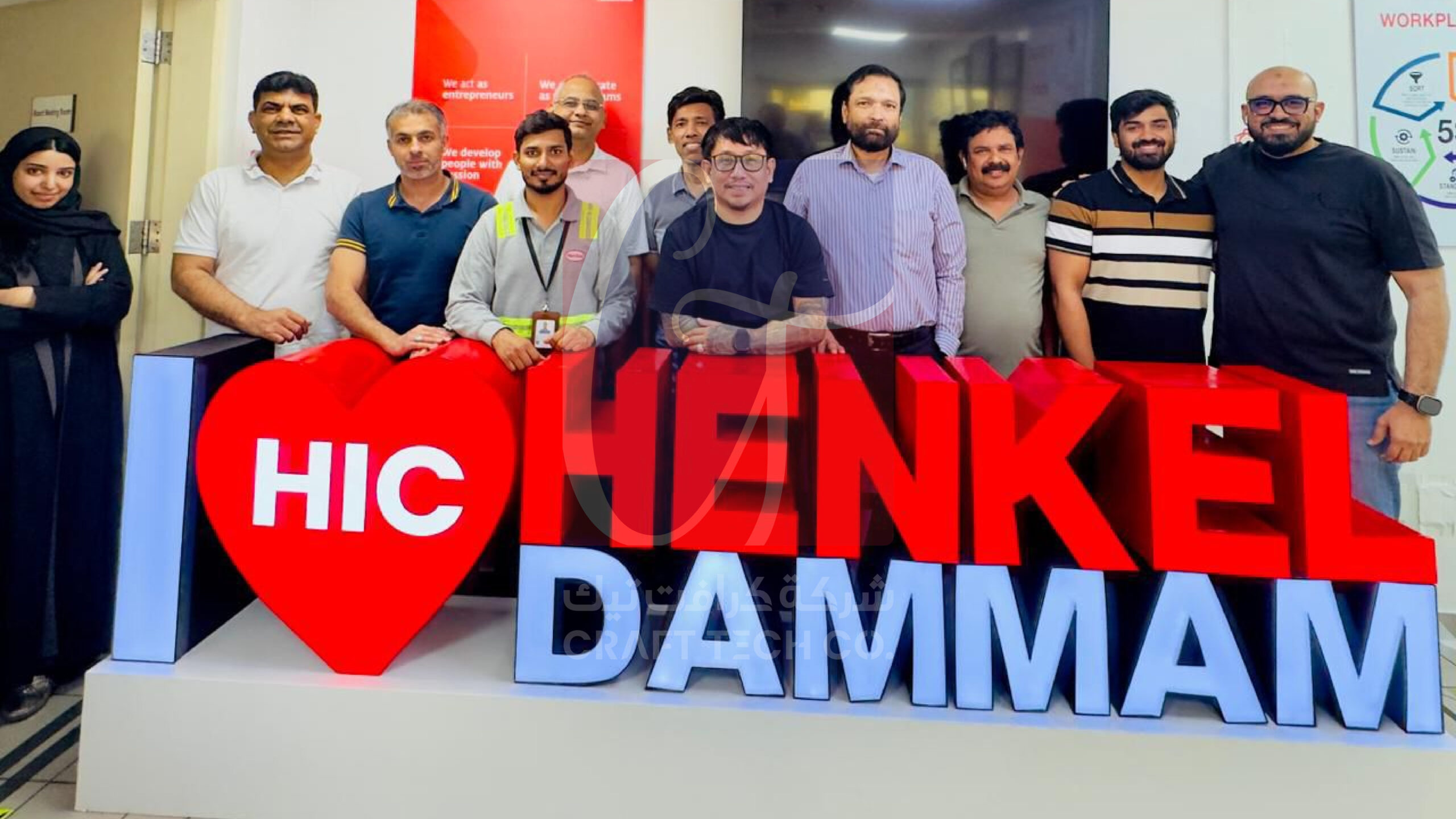 Henkel Dammam Design & Fabricate by Craft tech Company-07